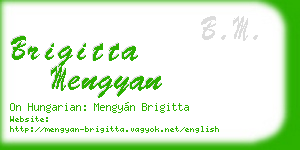 brigitta mengyan business card